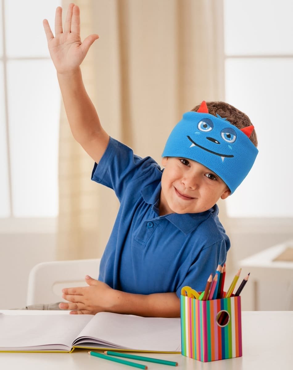 Kids Sleep Headphones – Bluetooth Eye Mask for Bedtime