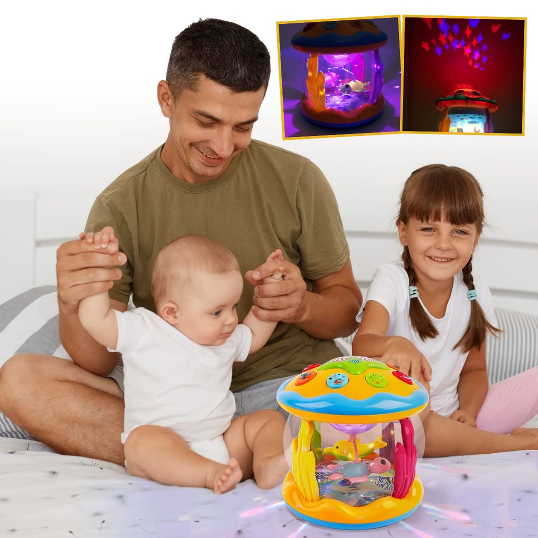 Aquarium Light Toy – Musical Night Projector for Kids