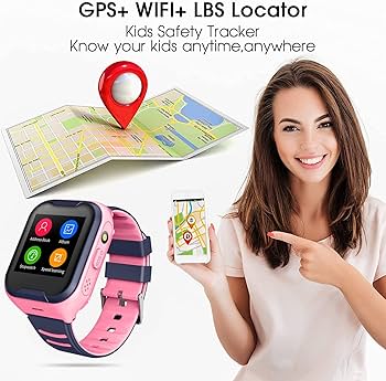 Kids GPS Smart Watch 4G – SOS, Calls, Camera