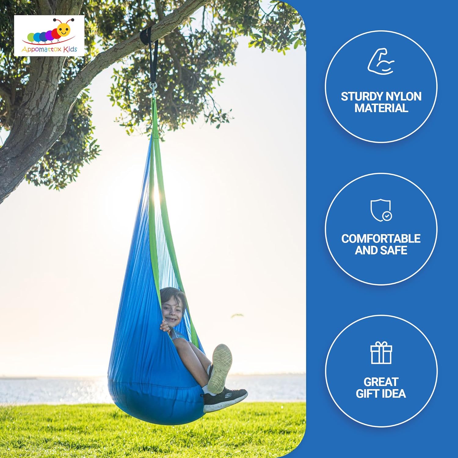 Kids Hanging Pod – Indoor & Outdoor Sensory Swing