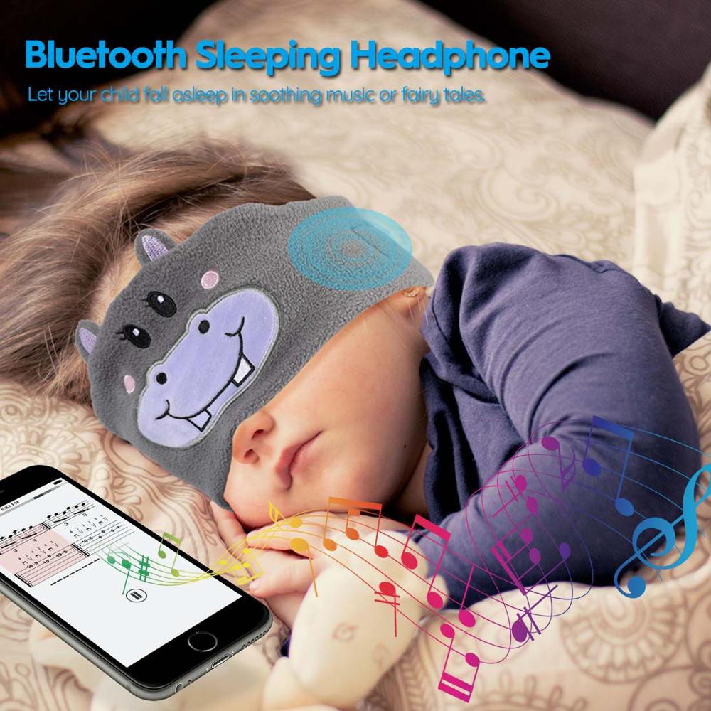 Kids Sleep Headphones – Bluetooth Eye Mask for Bedtime
