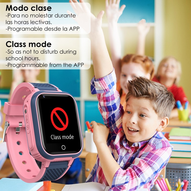Kids GPS Smart Watch 4G – SOS, Calls, Camera