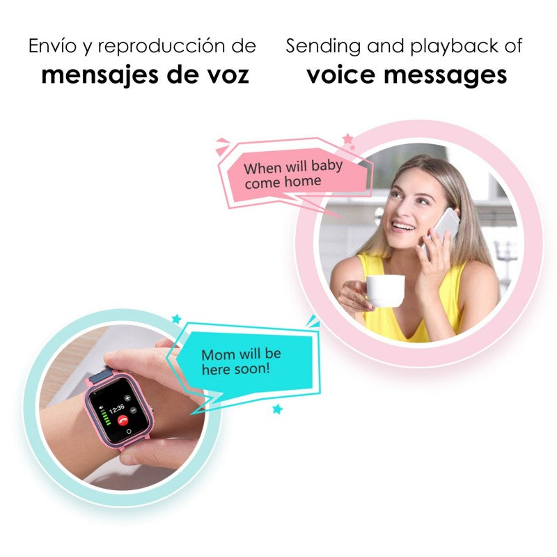 Kids GPS Smart Watch 4G – SOS, Calls, Camera